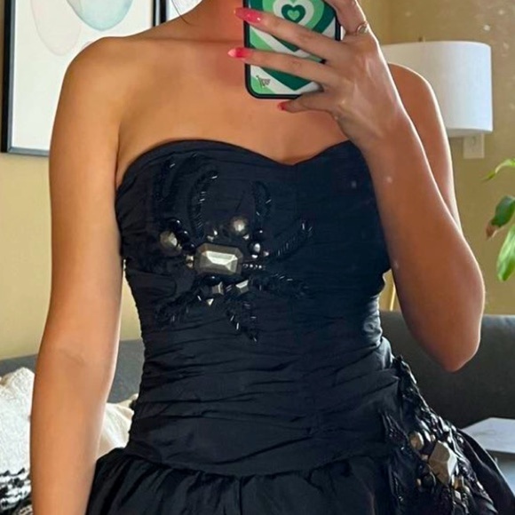 BeBe Corset Style Babydoll Dress - Picture 3 of 5